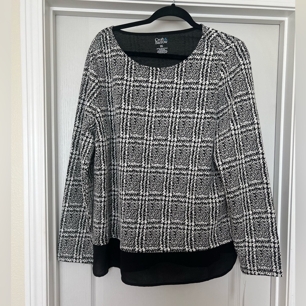 NWT Croft & barrow women's XXL top blouse